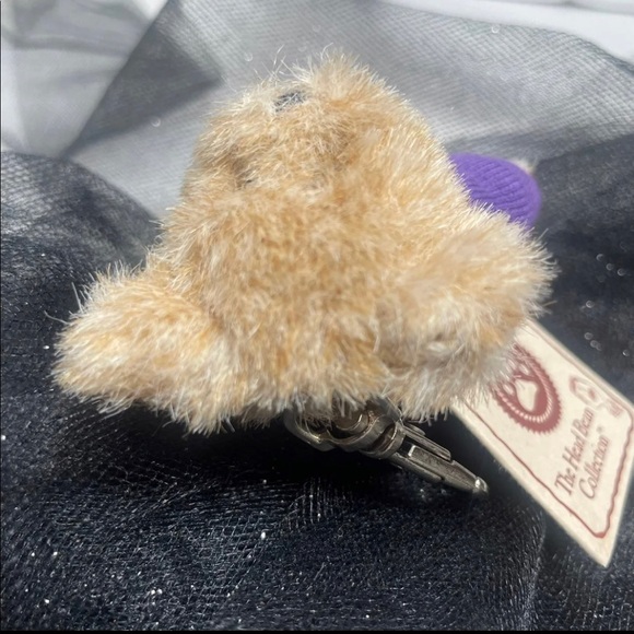 Vintage Retired Boyds Bear Mini Near Hugs plush bear 4” with key fob - Picture 10 of 11